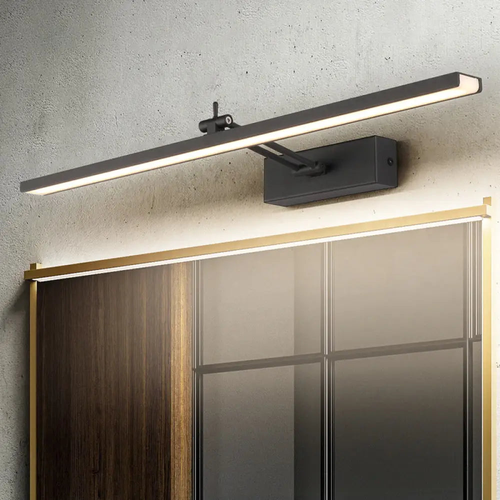 DecorBites™ Modern LED Rotatable Vanity Wall Sconce with Acrylic Shade for Bathrooms