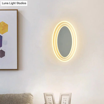 DecorBites™ Modern LED Rotatable Wall Mount Light Fixture in Black/White with Warm/White Lighting