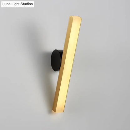 DecorBites™ Modern LED Sconce Light Fixture - Acrylic Brass Wall Lighting Solution