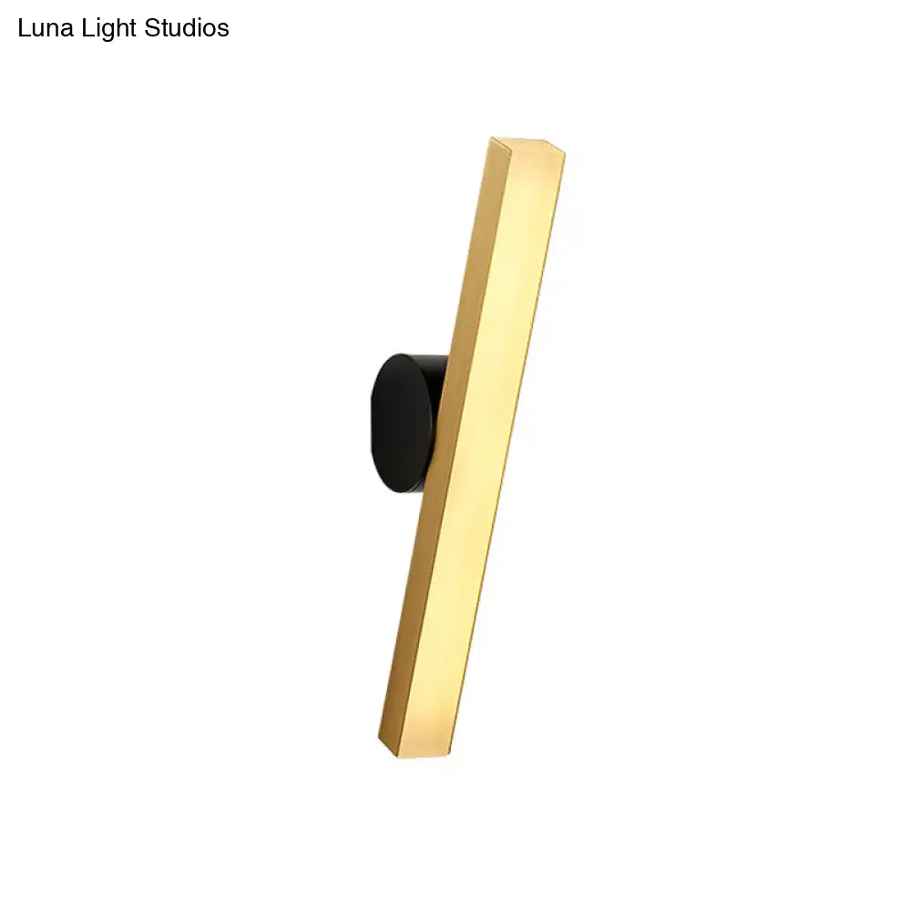 DecorBites™ Modern LED Sconce Light Fixture - Acrylic Brass Wall Lighting Solution