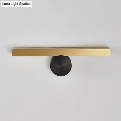 DecorBites™ Modern LED Sconce Light Fixture - Acrylic Brass Wall Lighting Solution