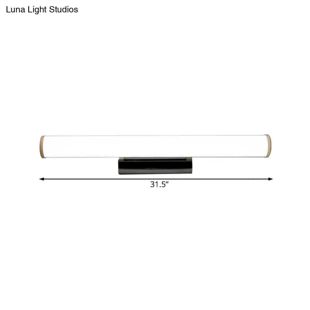 DecorBites™ Modern LED Vanity Mirror Light with Chrome Sconce - Warm/White Light, 16"/23.5" W