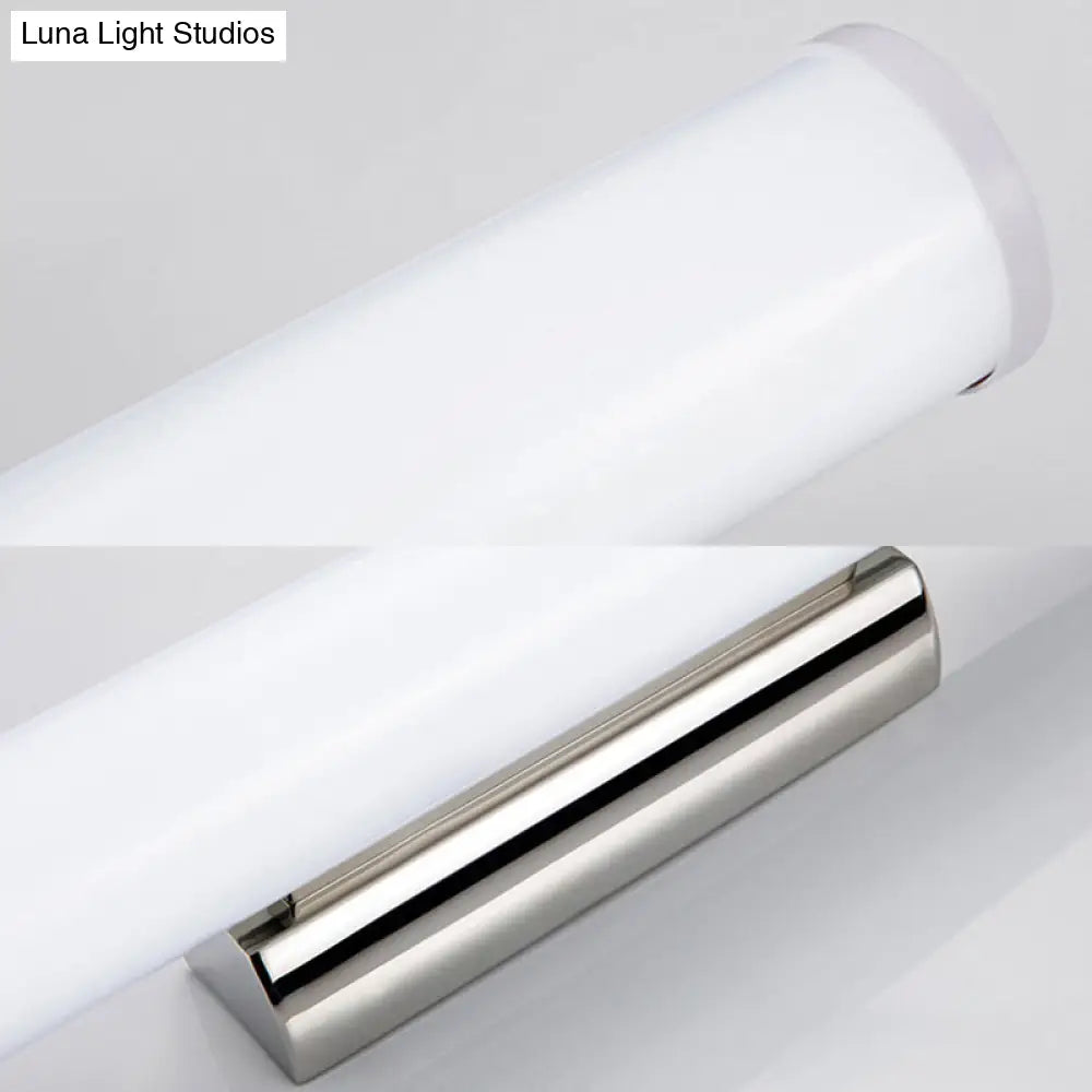 DecorBites™ Modern LED Vanity Mirror Light with Chrome Sconce - Warm/White Light, 16"/23.5" W