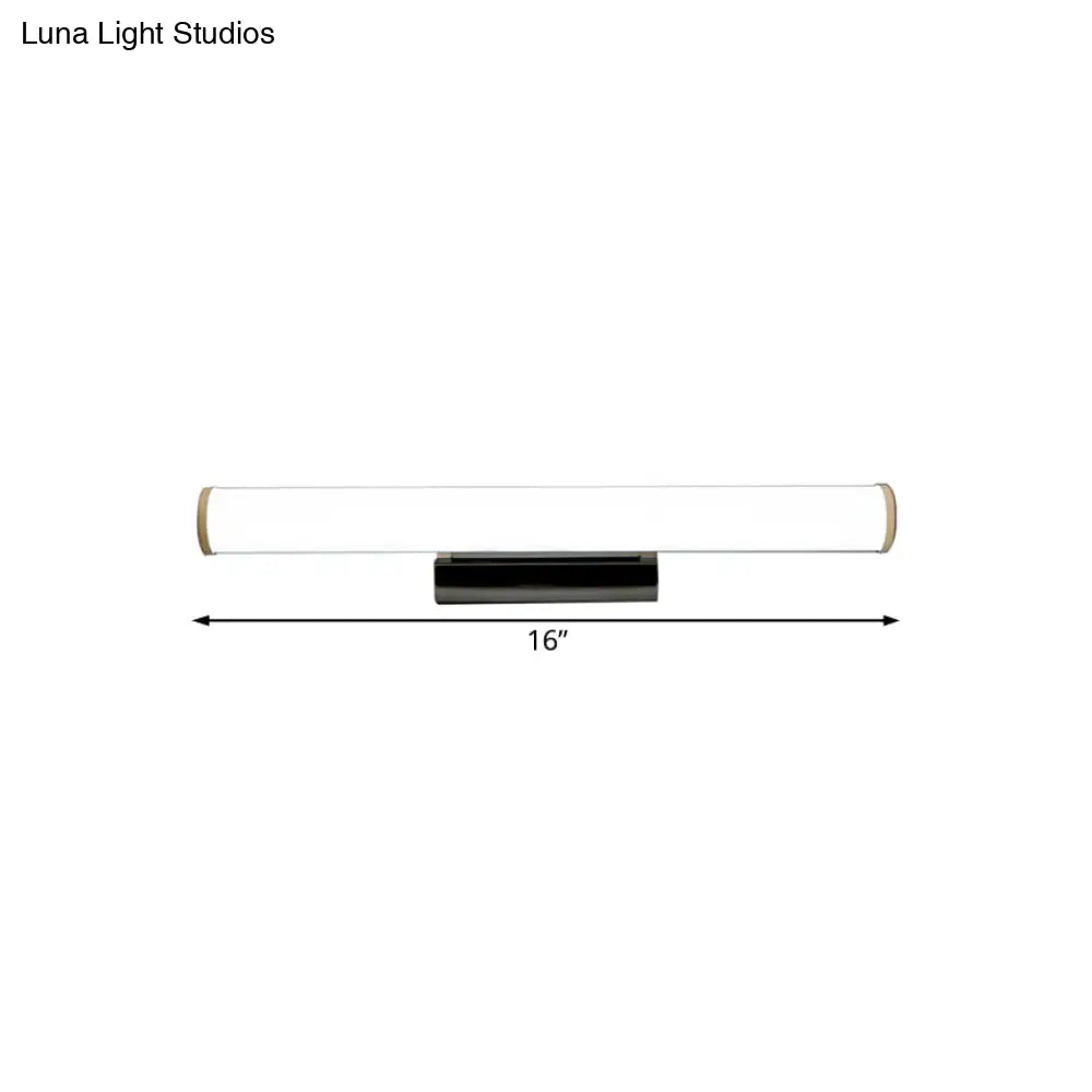 DecorBites™ Modern LED Vanity Mirror Light with Chrome Sconce - Warm/White Light, 16"/23.5" W