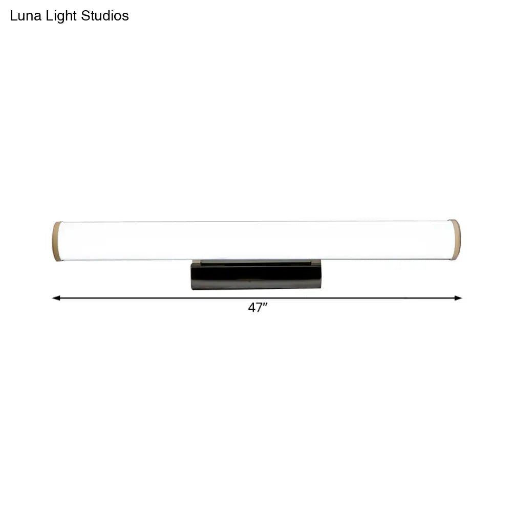 DecorBites™ Modern LED Vanity Mirror Light with Chrome Sconce - Warm/White Light, 16"/23.5" W