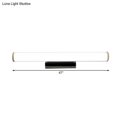 DecorBites™ Modern LED Vanity Mirror Light with Chrome Sconce - Warm/White Light, 16"/23.5" W