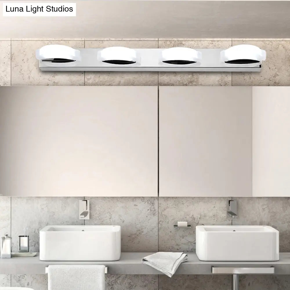 DecorBites™ Modern LED Vanity Mirror Light with Rotatable Acrylic Design and Warm/White Lighting - Perfect for Bathrooms