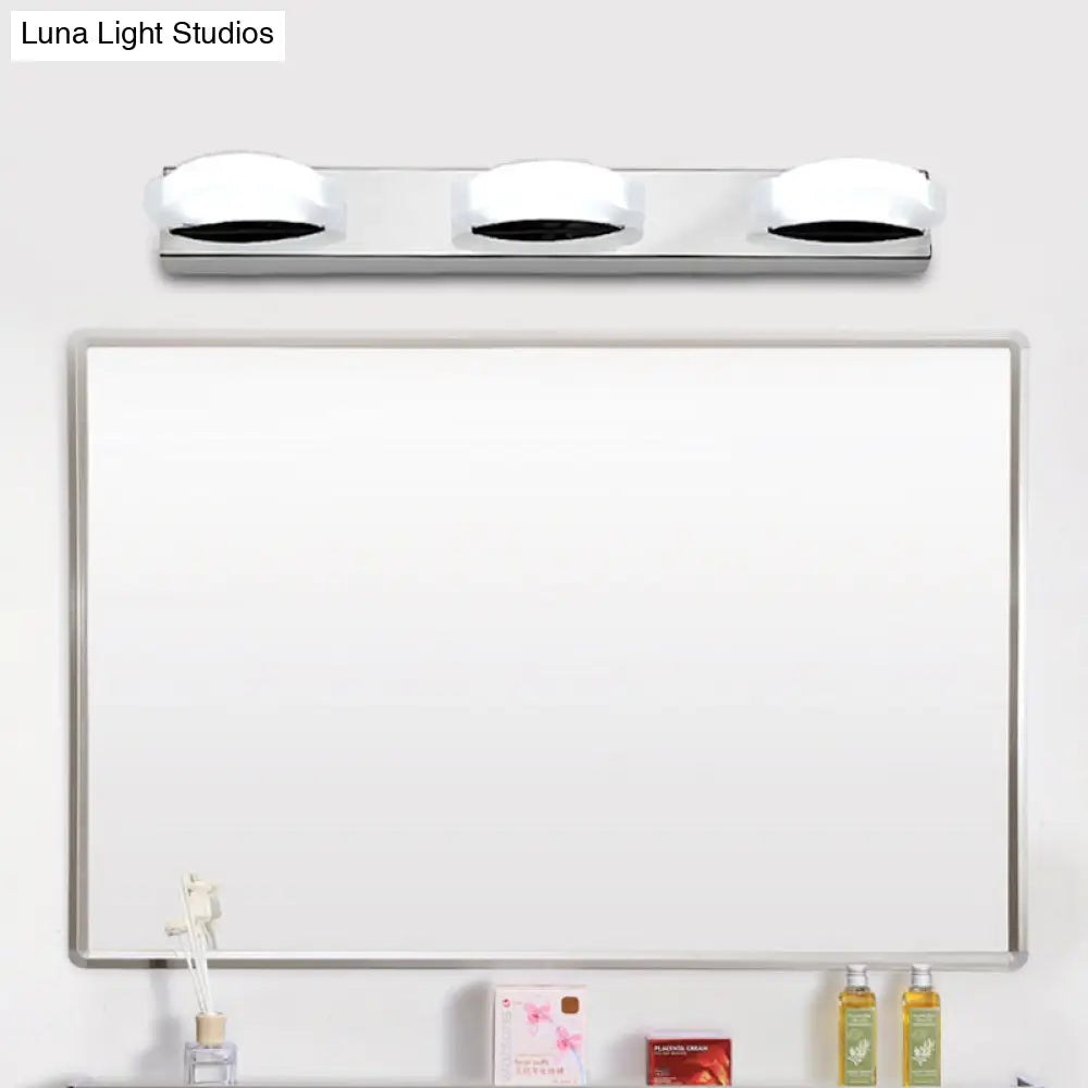 DecorBites™ Modern LED Vanity Mirror Light with Rotatable Acrylic Design and Warm/White Lighting - Perfect for Bathrooms
