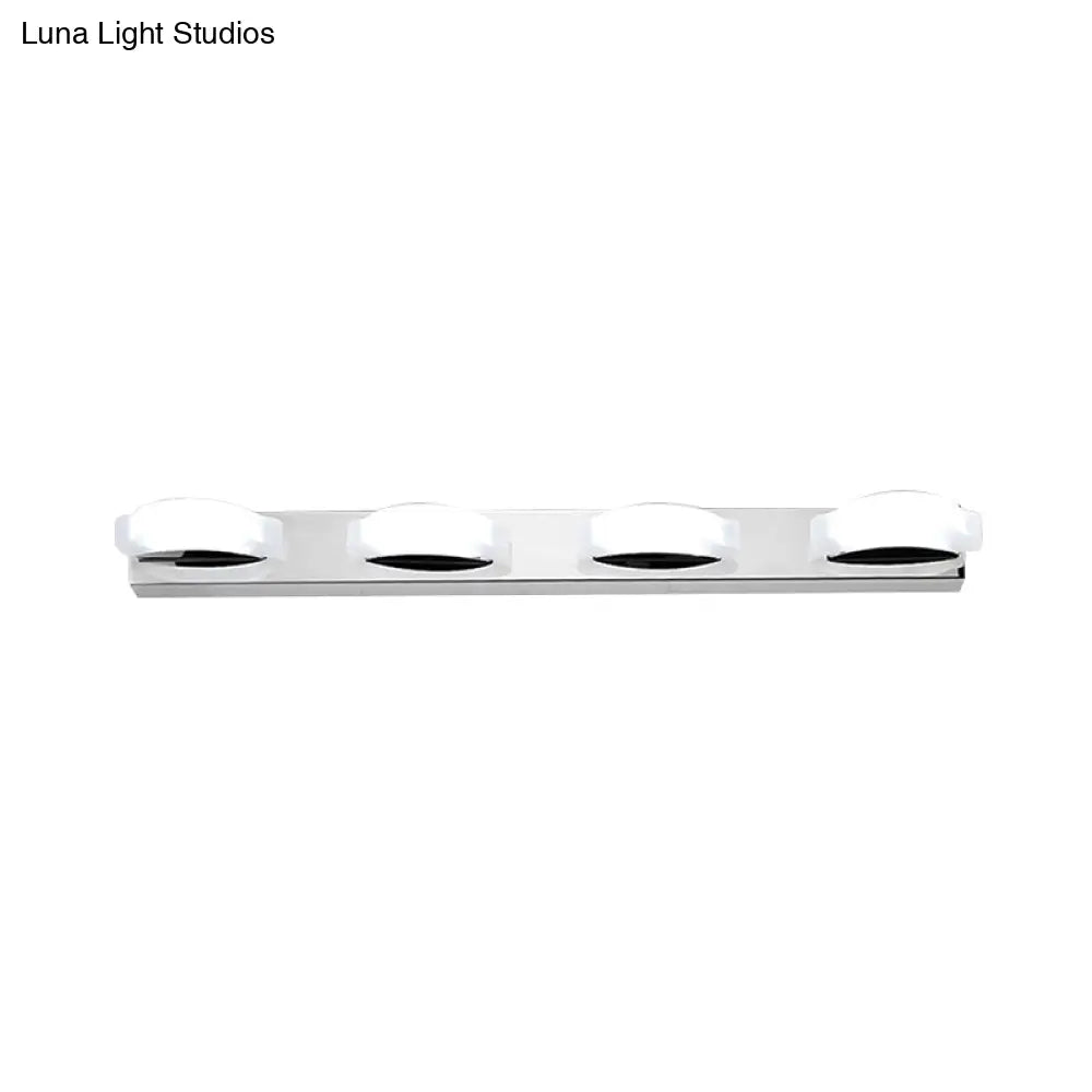 DecorBites™ Modern LED Vanity Mirror Light with Rotatable Acrylic Design and Warm/White Lighting - Perfect for Bathrooms