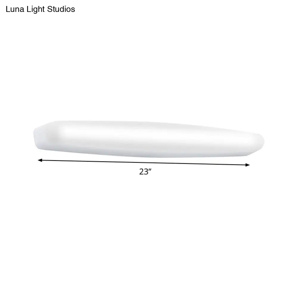 DecorBites™ Modern LED Vanity Sconce for Wall Lighting in Warm/White Light - Simple Acrylic Design