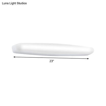 DecorBites™ Modern LED Vanity Sconce for Wall Lighting in Warm/White Light - Simple Acrylic Design