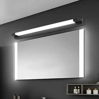 DecorBites™ Modern LED Vanity Sconce Light for Bathroom - Slim 18"/21.5" Wide, Warm/White Lighting, Metal Finish (Black/White)