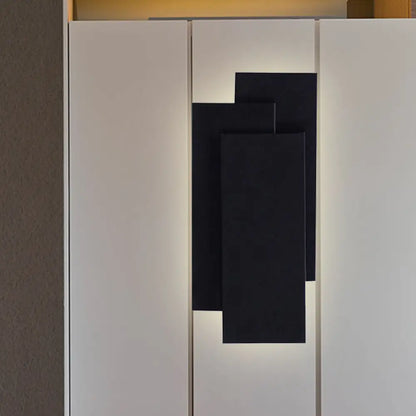 DecorBites™ Modern LED Wall Lamp - Aluminum Rectangle Wall Light with Warm/White Lighting - Black/White