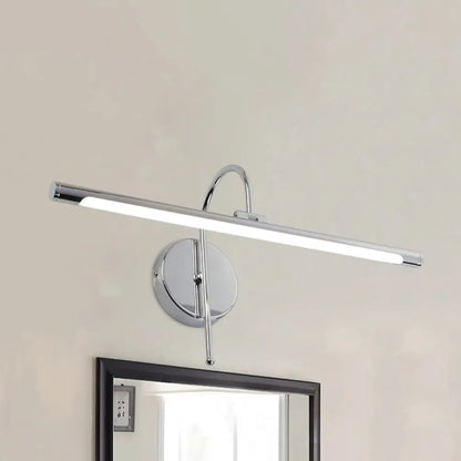 DecorBites™ Modern LED Wall Lamp with Metal Shade - Tubular Vanity Lamp in Black/Nickel, 16"/20" Diameter