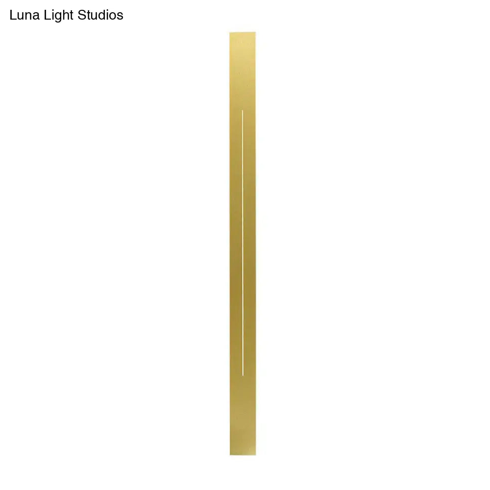DecorBites™ Modern LED Wall Light Fixture: Rectangular Linear Living Room Sconce Lighting