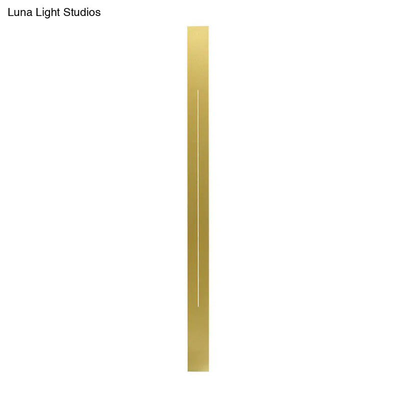 DecorBites™ Modern LED Wall Light Fixture: Rectangular Linear Living Room Sconce Lighting