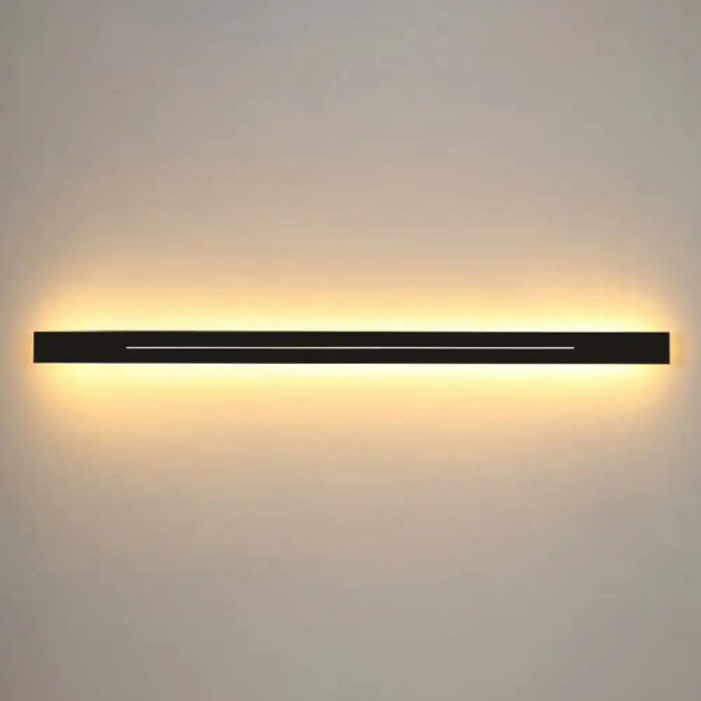 DecorBites™ Modern LED Wall Light Fixture: Rectangular Linear Living Room Sconce Lighting