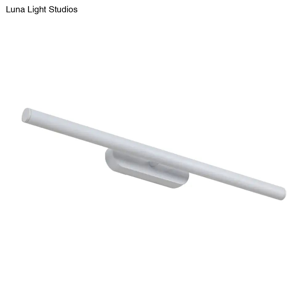 DecorBites™ Modern LED Wall-Mounted Vanity Light in White/Black with Adjustable Width and Multiple Light Options