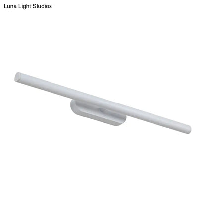 DecorBites™ Modern LED Wall-Mounted Vanity Light in White/Black with Adjustable Width and Multiple Light Options