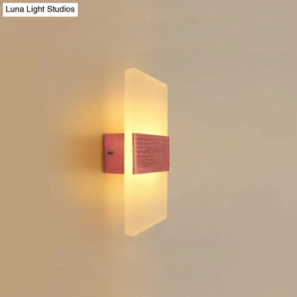 DecorBites™ Modern LED Wall Sconce in Oval/Rectangular/Convex Shape - 8"/10.5" Wide - Warm/White/Natural Light