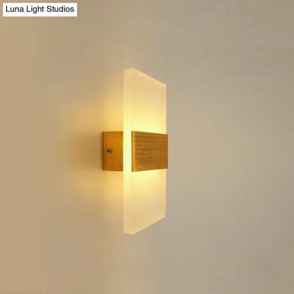 DecorBites™ Modern LED Wall Sconce in Oval/Rectangular/Convex Shape - 8"/10.5" Wide - Warm/White/Natural Light