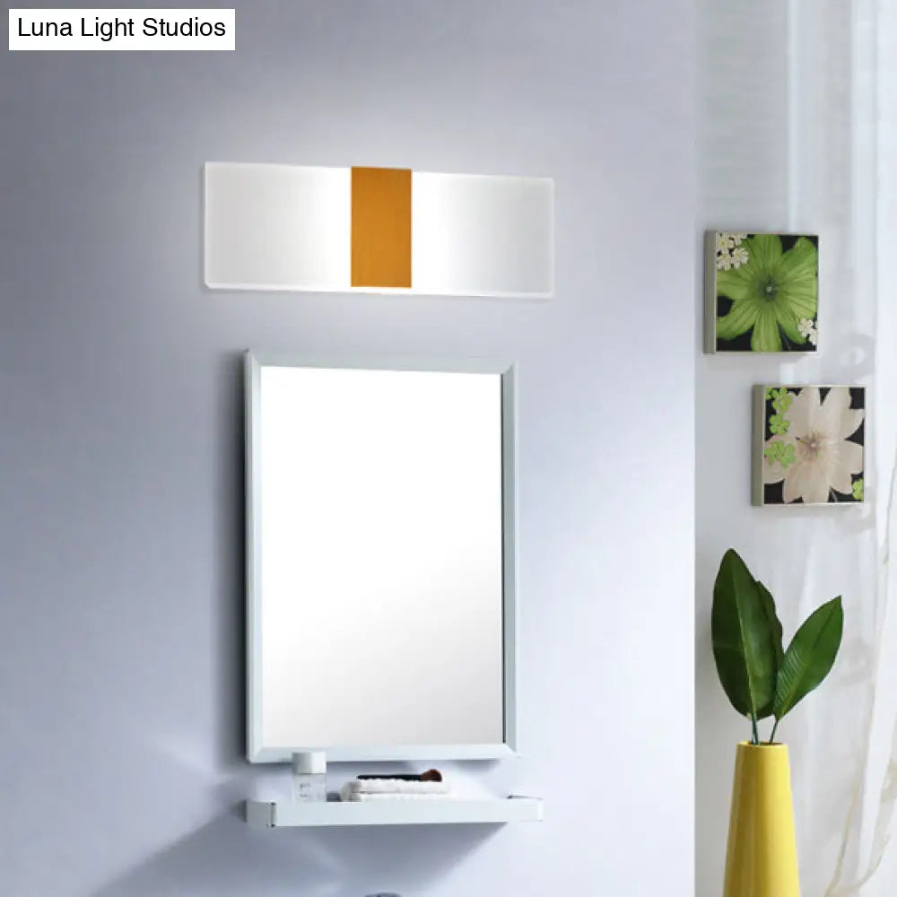 DecorBites™ Modern LED Wall Sconce in Oval/Rectangular/Convex Shape - 8"/10.5" Wide - Warm/White/Natural Light