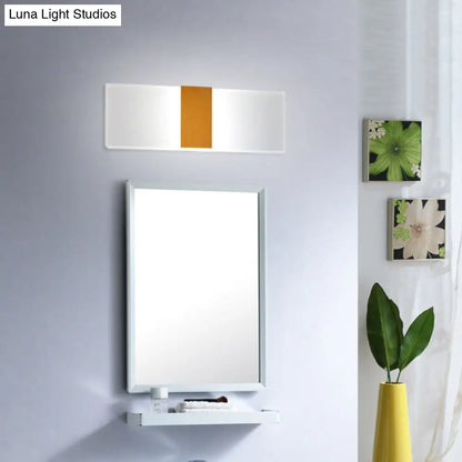 DecorBites™ Modern LED Wall Sconce in Oval/Rectangular/Convex Shape - 8"/10.5" Wide - Warm/White/Natural Light