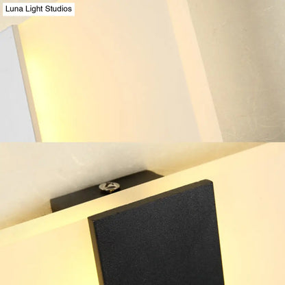 DecorBites™ Modern LED Wall Sconce in Oval/Rectangular/Convex Shape - 8"/10.5" Wide - Warm/White/Natural Light