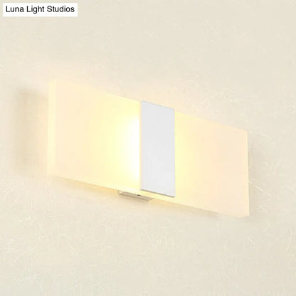 DecorBites™ Modern LED Wall Sconce in Oval/Rectangular/Convex Shape - 8"/10.5" Wide - Warm/White/Natural Light