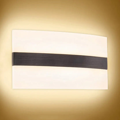 DecorBites™ Modern LED Wall Sconce in Oval/Rectangular/Convex Shape - 8"/10.5" Wide - Warm/White/Natural Light