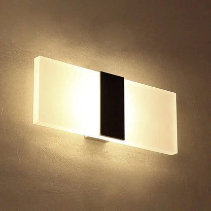DecorBites™ Modern LED Wall Sconce in Oval/Rectangular/Convex Shape - 8"/10.5" Wide - Warm/White/Natural Light