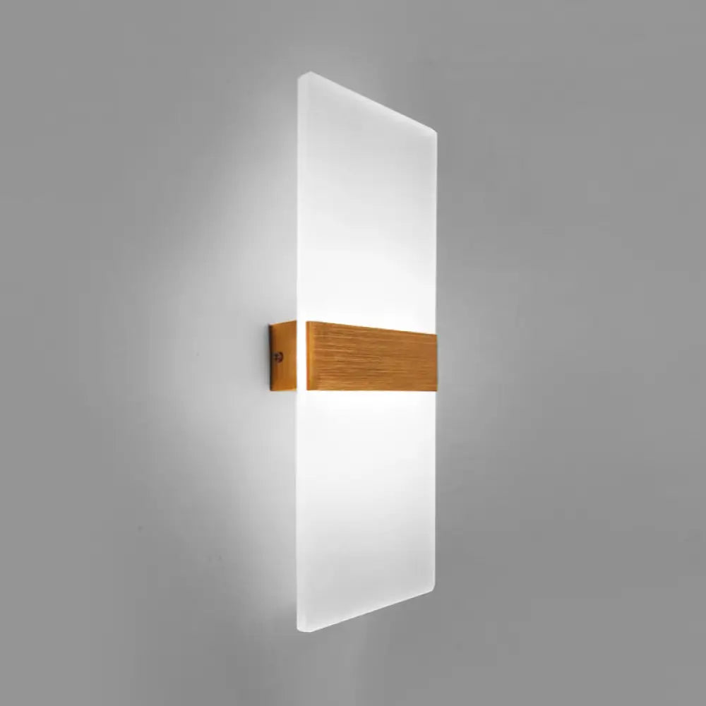 DecorBites™ Modern LED Wall Sconce in Oval/Rectangular/Convex Shape - 8"/10.5" Wide - Warm/White/Natural Light