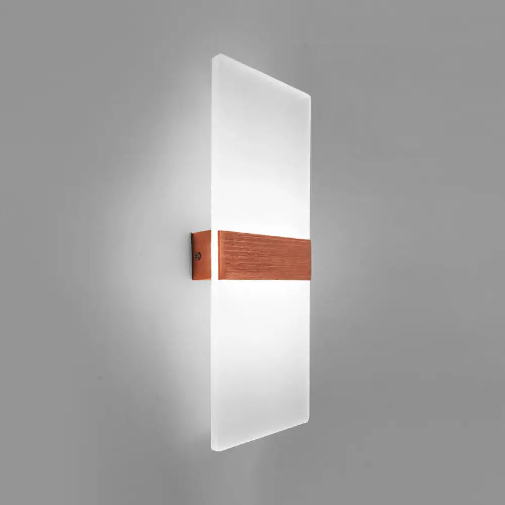 DecorBites™ Modern LED Wall Sconce in Oval/Rectangular/Convex Shape - 8"/10.5" Wide - Warm/White/Natural Light