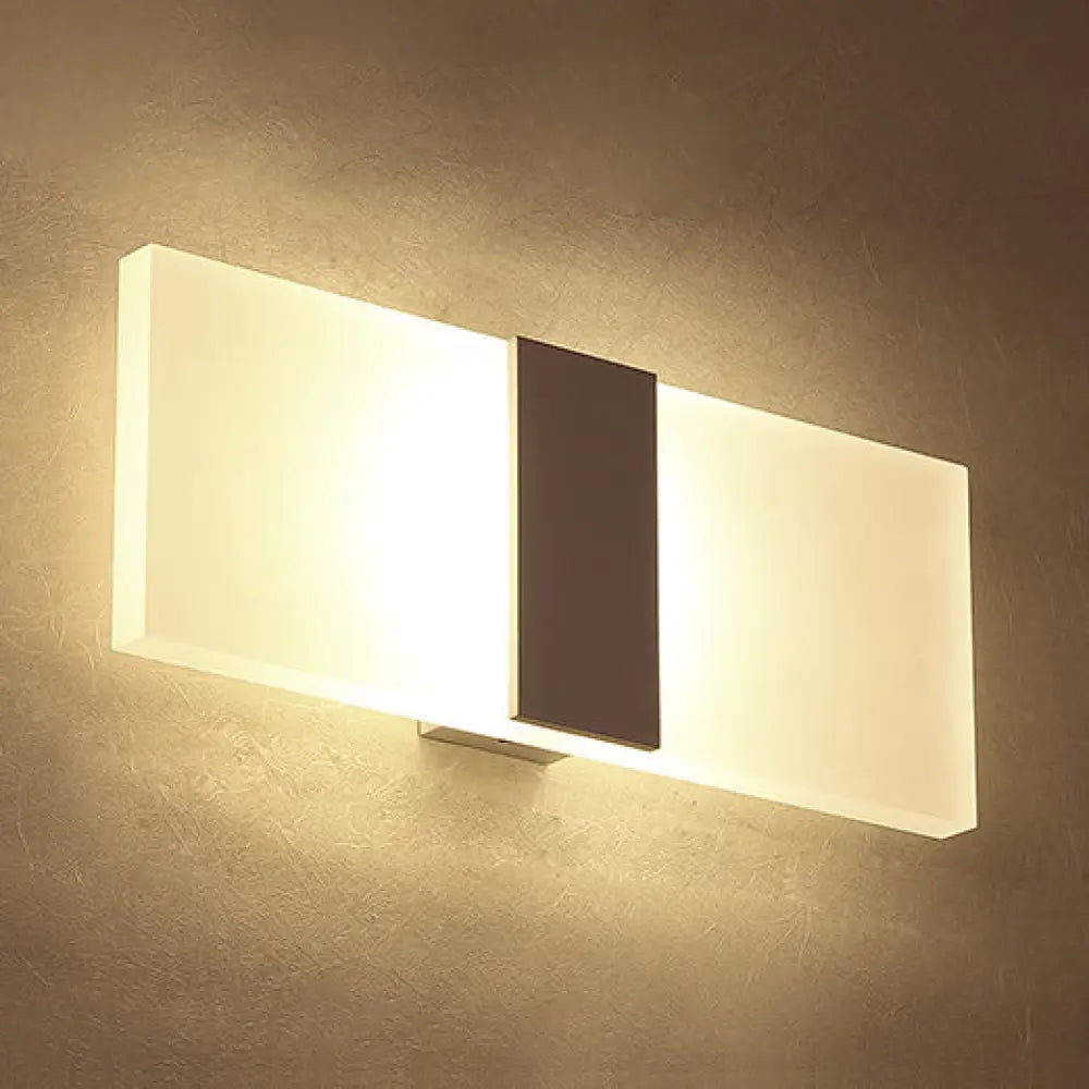 DecorBites™ Modern LED Wall Sconce in Oval/Rectangular/Convex Shape - 8"/10.5" Wide - Warm/White/Natural Light