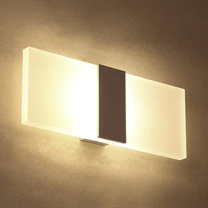 DecorBites™ Modern LED Wall Sconce in Oval/Rectangular/Convex Shape - 8"/10.5" Wide - Warm/White/Natural Light