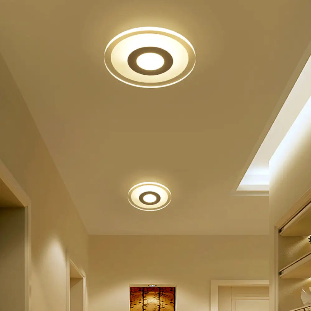 DecorBites™ Modern LED Wall Sconce - Triangle/Round/Square Design - Warm/White Light - Acrylic Simplicity