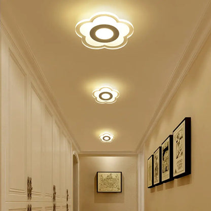 DecorBites™ Modern LED Wall Sconce - Triangle/Round/Square Design - Warm/White Light - Acrylic Simplicity