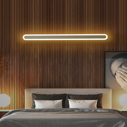 DecorBites™ Modern LED Wall Sconce - White Elongated Acrylic Light - Warm/White Lighting