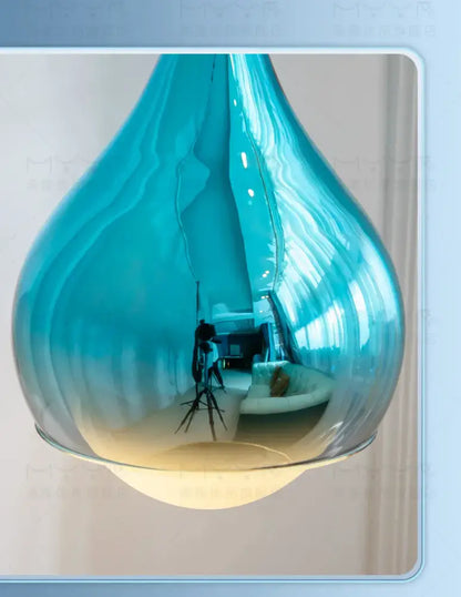 Modern led water droplet ceiling chandelier dining room light