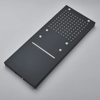 Modern led waterfall shower head bathroom faucet