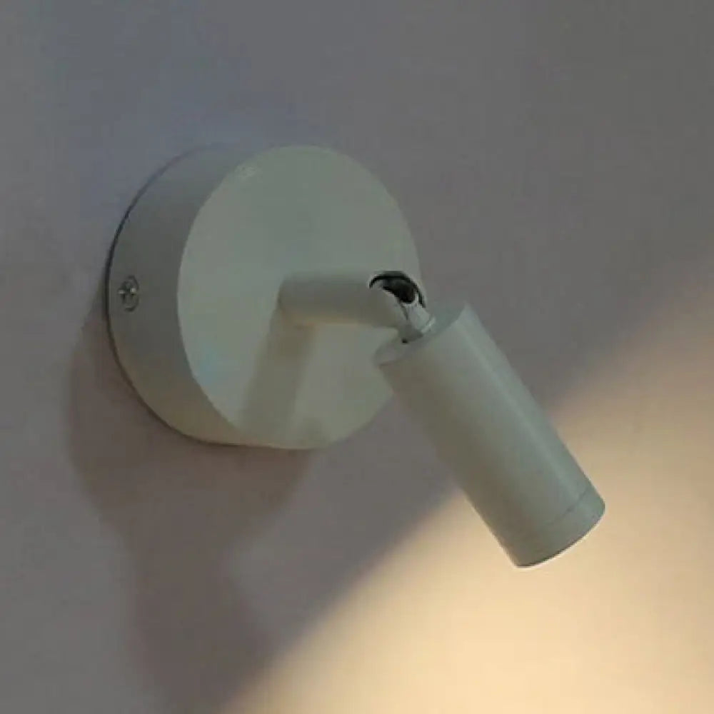 DecorBites™ Modern LED White Tube Wall Light - Switch, Metal Sconce Lighting in Warm/White Light