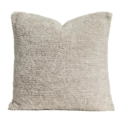 Modern light coffee patchwork pillow covers living room decor