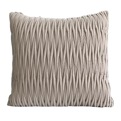 Modern light coffee patchwork pillow covers living room decor