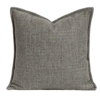 Modern light coffee patchwork pillow covers living room decor