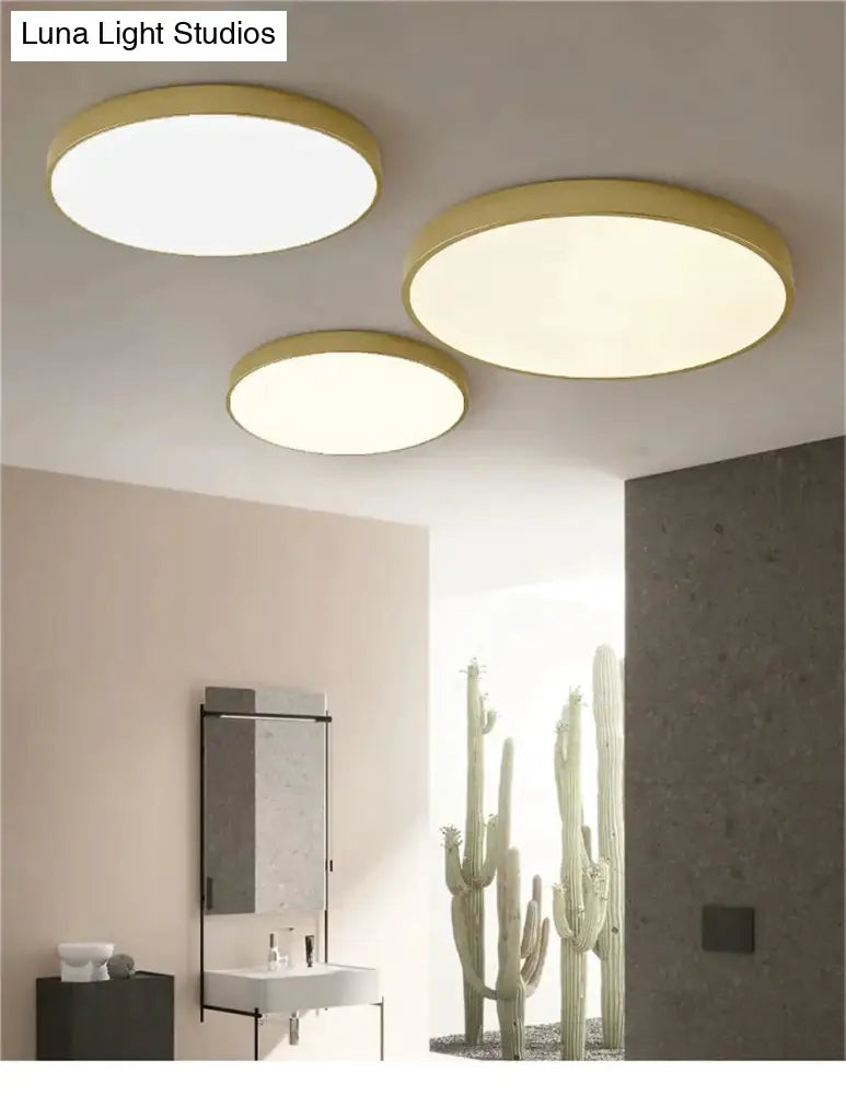 DecorBites™ Modern Light Fixtures Ceiling Of Equilateral Indoor Lighting Gold Lampshade For Living Room Bedroom Lamp Ceiling Lamp Fixtures