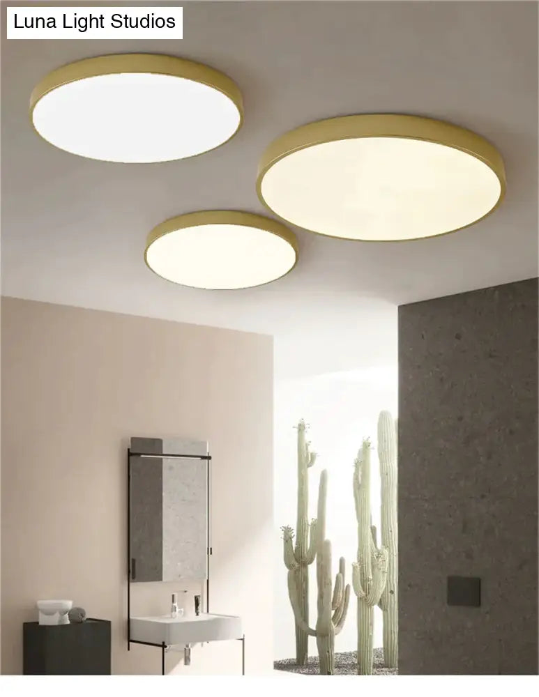 DecorBites™ Modern Light Fixtures Ceiling Of Equilateral Indoor Lighting Gold Lampshade For Living Room Bedroom Lamp Ceiling Lamp Fixtures