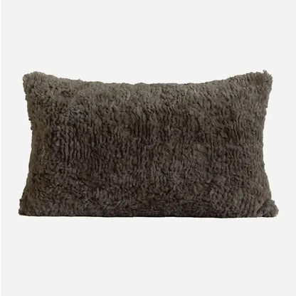 Modern light grey coffee texture cushion covers living room decor