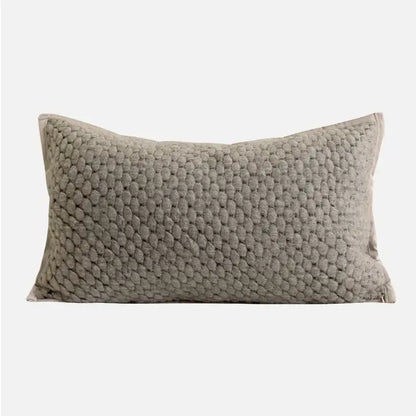 Modern light grey coffee texture cushion covers living room decor