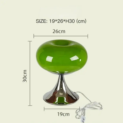 Modern lime green resin stool glass desk chair office base
