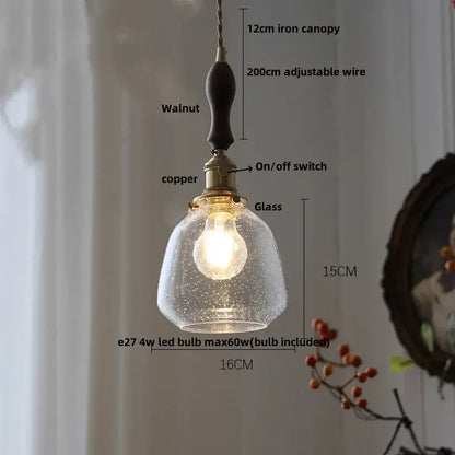 Modern lime & teal bubble glass ball pendant light – living room